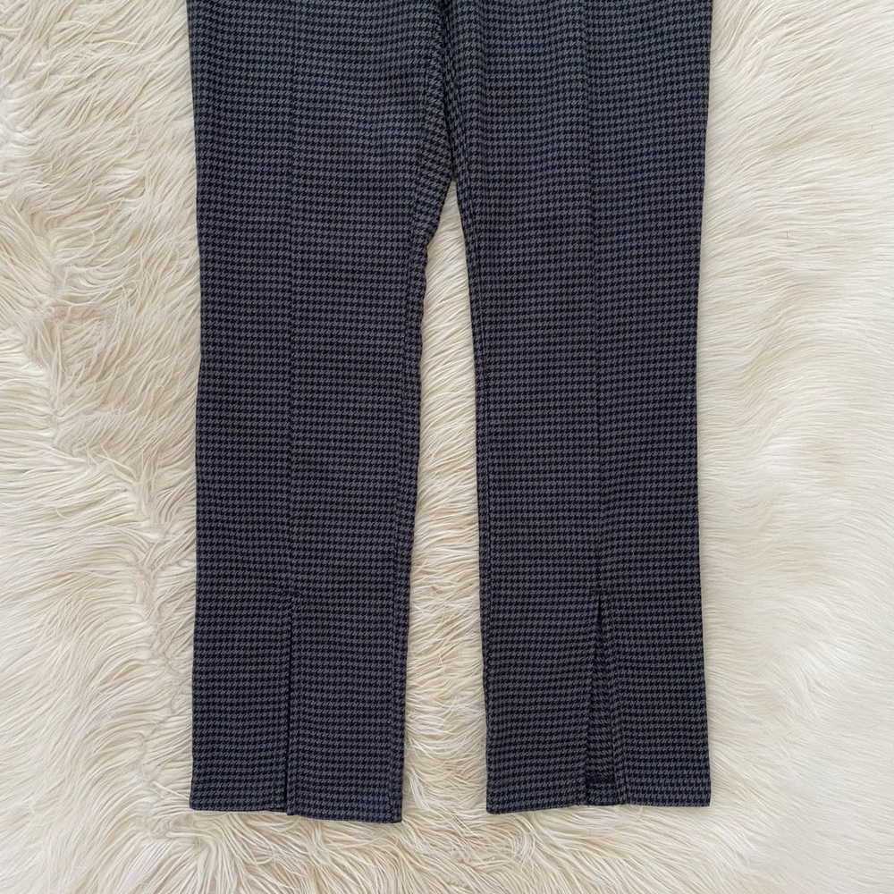 Abercrombie Split Front Gray Houndstooth Check Pa… - image 5